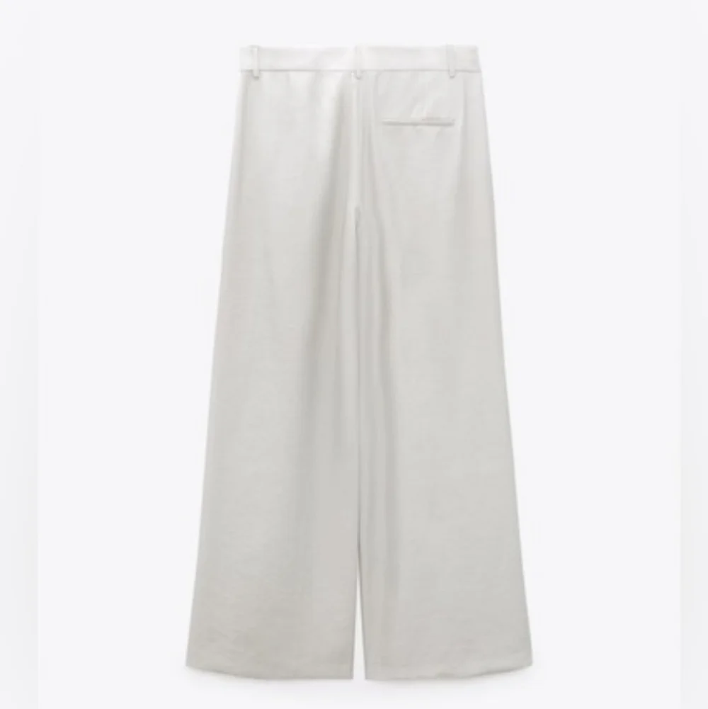 Zara  HighWaist Pants Wide Grey Size S